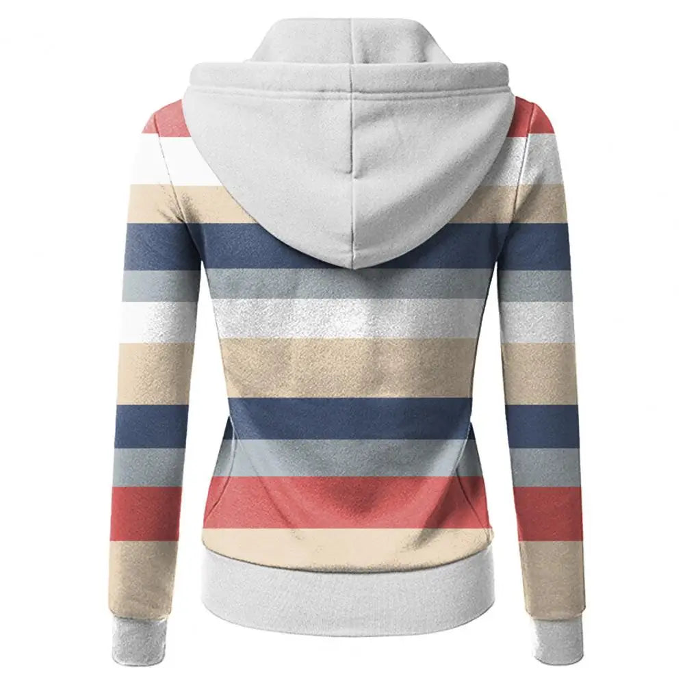 Cozy Plus Velvet Hoodie for Women – Thick Zip-Up Cardigan Jacket for Autumn & Winter