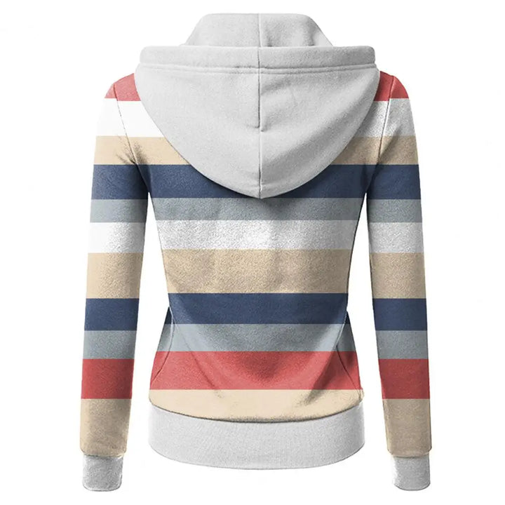 Cozy Plus Velvet Hoodie for Women – Thick Zip-Up Cardigan Jacket for Autumn & Winter