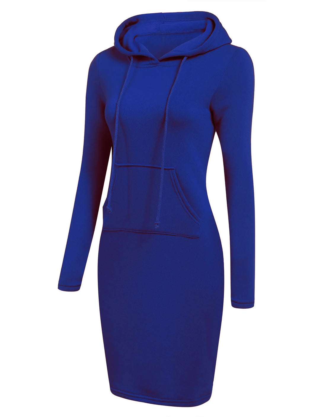 Autumn Hooded Sweatshirt Dress for Women – Casual Long Sleeve Hoodie Dress Top