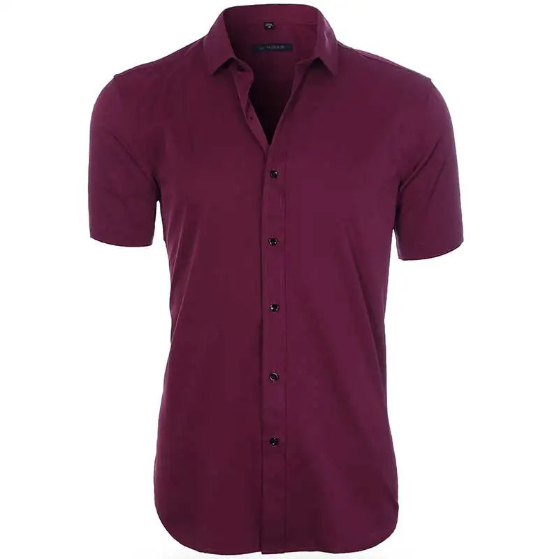 Bamboo Fiber Long Sleeved Slim Fit Shirt