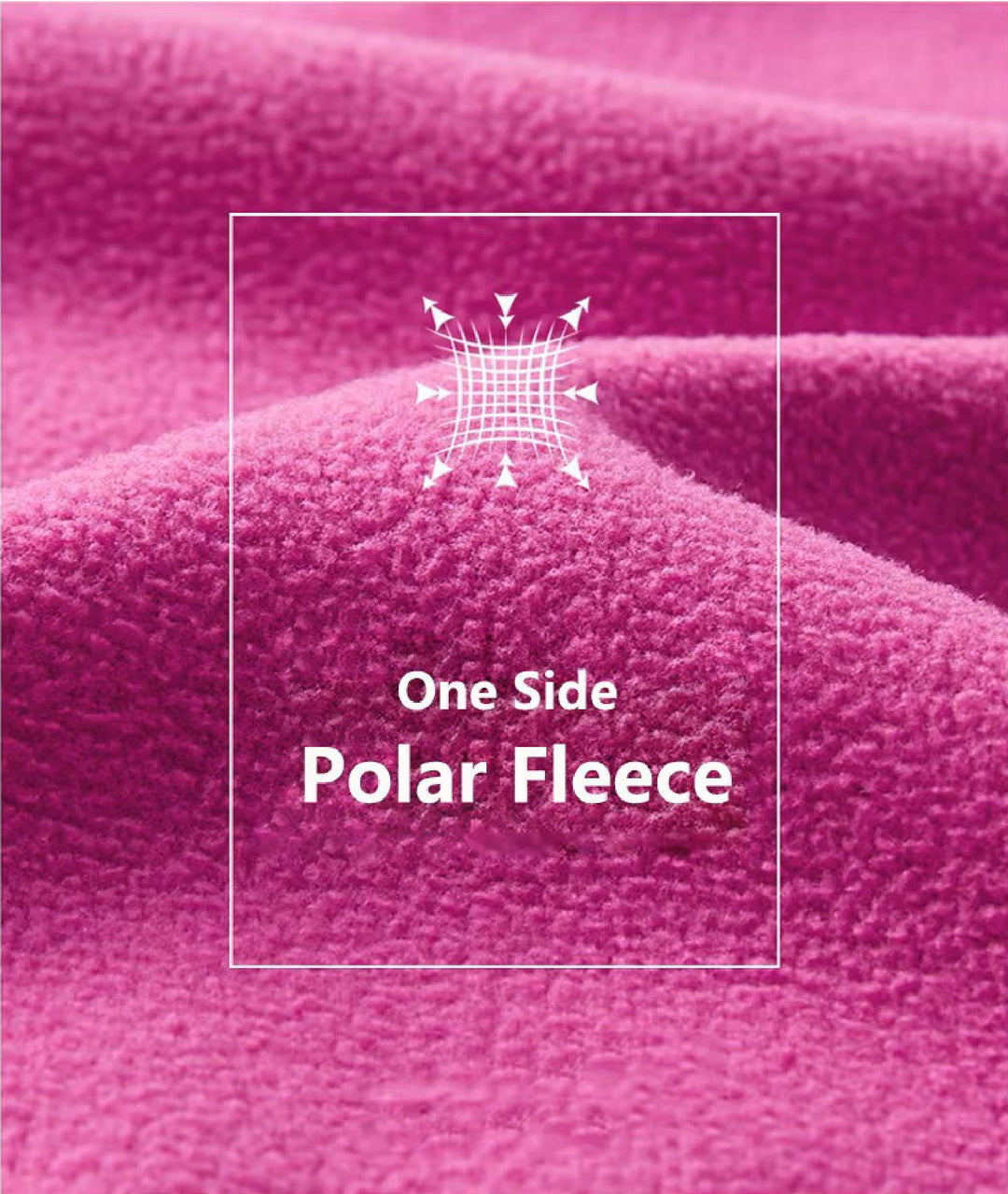 Unisex - Winter Warm Reversible Fleece Hoodie