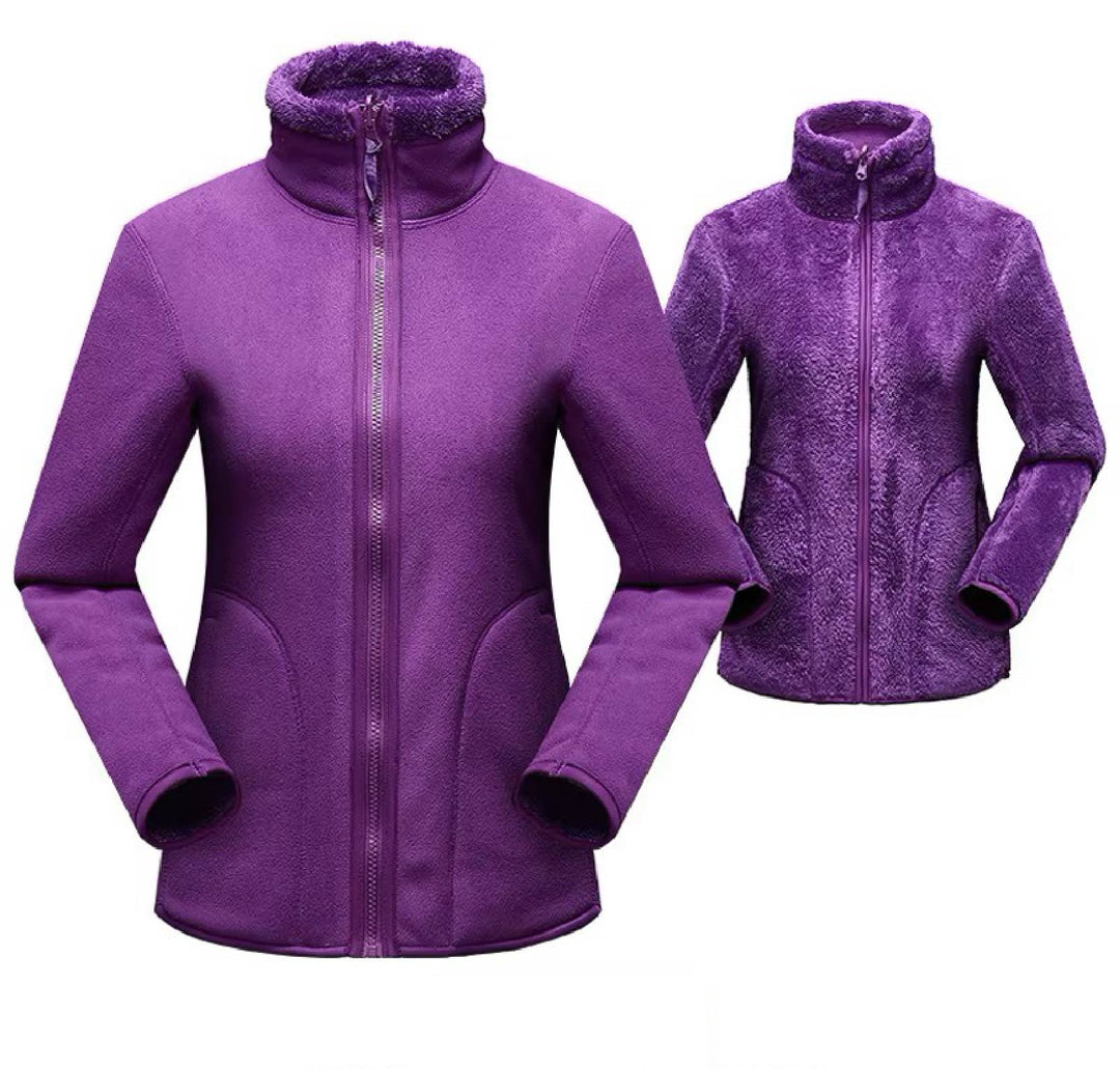 Unisex - Winter Warm Reversible Fleece Hoodie