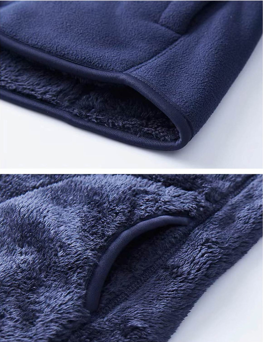 Unisex - Winter Warm Reversible Fleece Hoodie