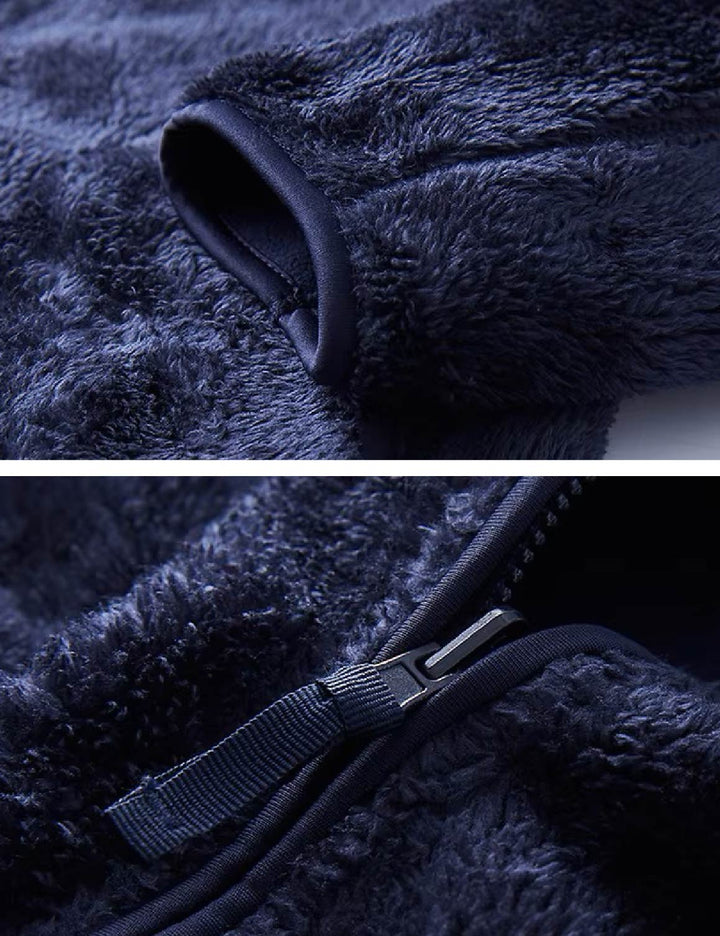 Unisex - Winter Warm Reversible Fleece Hoodie