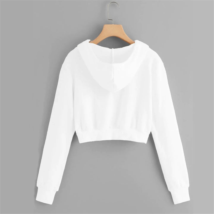 Women's Hooded Winter Jacket – Casual Zip-Up Sweatshirt