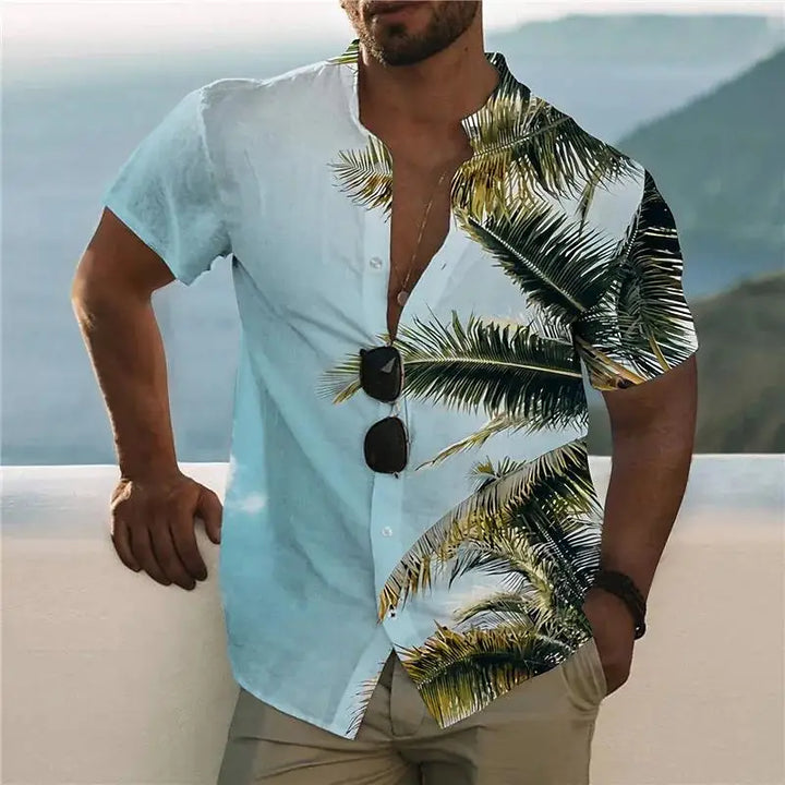 Men’s Tropical Print Hawaiian Shirt