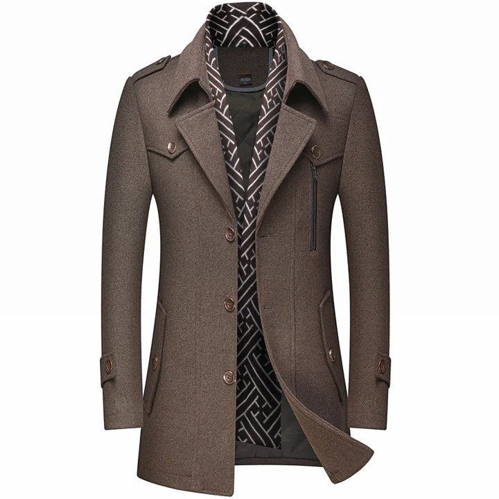Men’s Wool Trench Coat