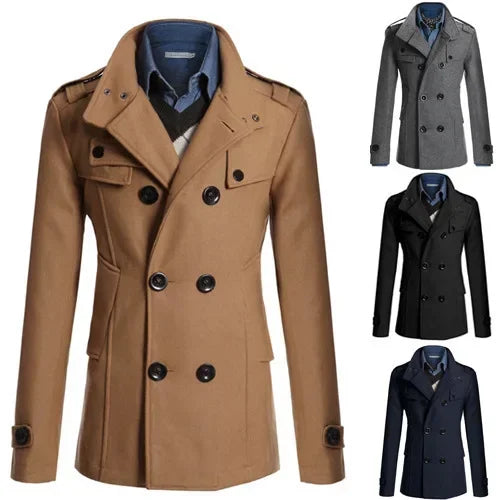Men's Wool Overcoat