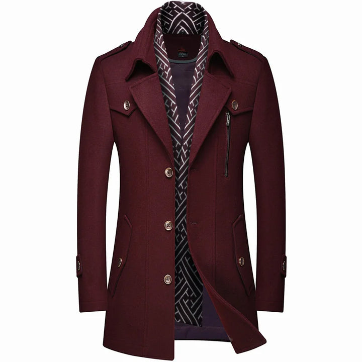 Men’s Wool Trench Coat