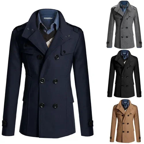 Men's Wool Overcoat