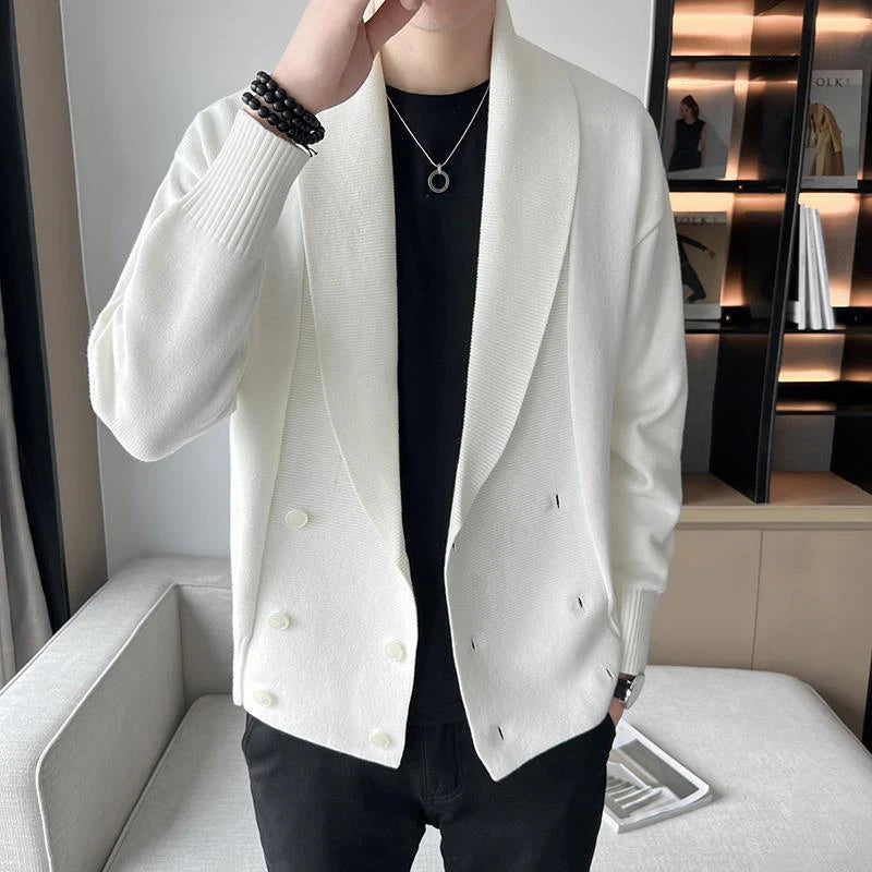 Men’s V-Neck Knit Sweater