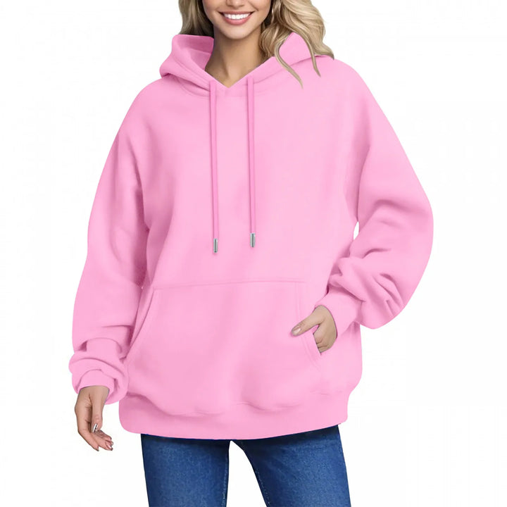 Plain Fleece Pullover Hoodie