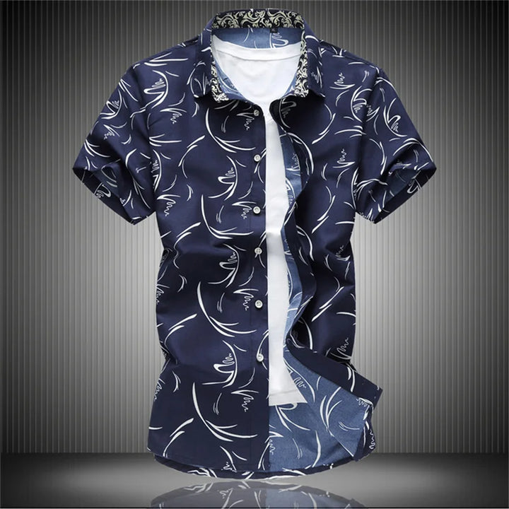 Men’s Hawaiian Shirt – Short Sleeve Beach Top