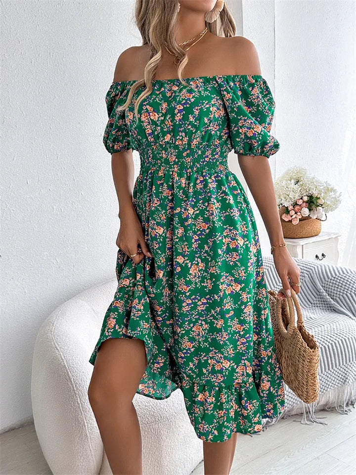 Effortless Summer Square Neck Dress