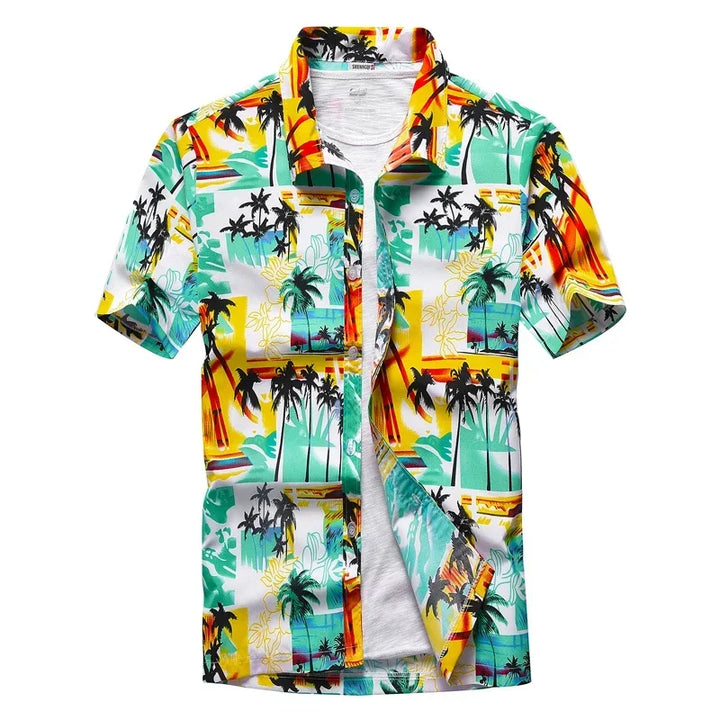 Men’s Hawaiian Shirt – Colorful Short Sleeve.