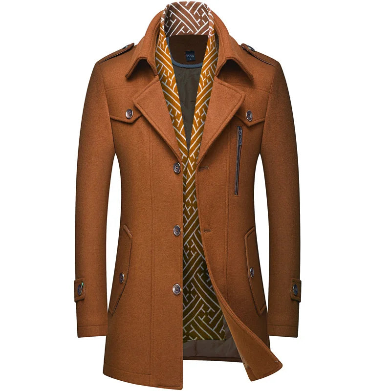 Men’s Wool Trench Coat
