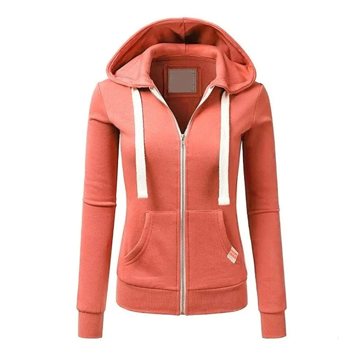 Women's Long Sleeve Zipper Hoodie