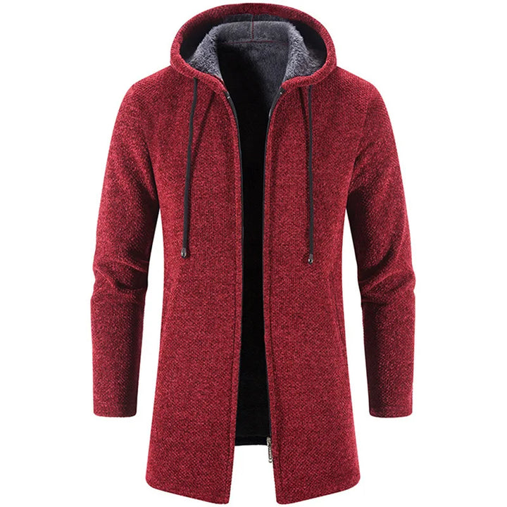 Men’s Long Knit Sweater Coat