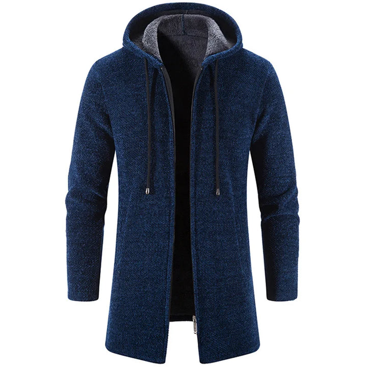 Men’s Long Knit Sweater Coat