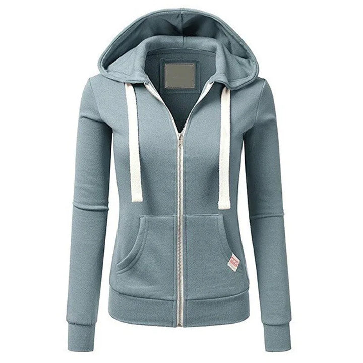Women's Long Sleeve Zipper Hoodie