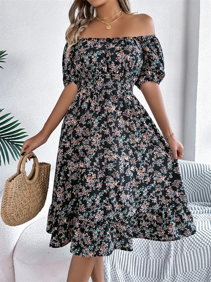 Effortless Summer Square Neck Dress