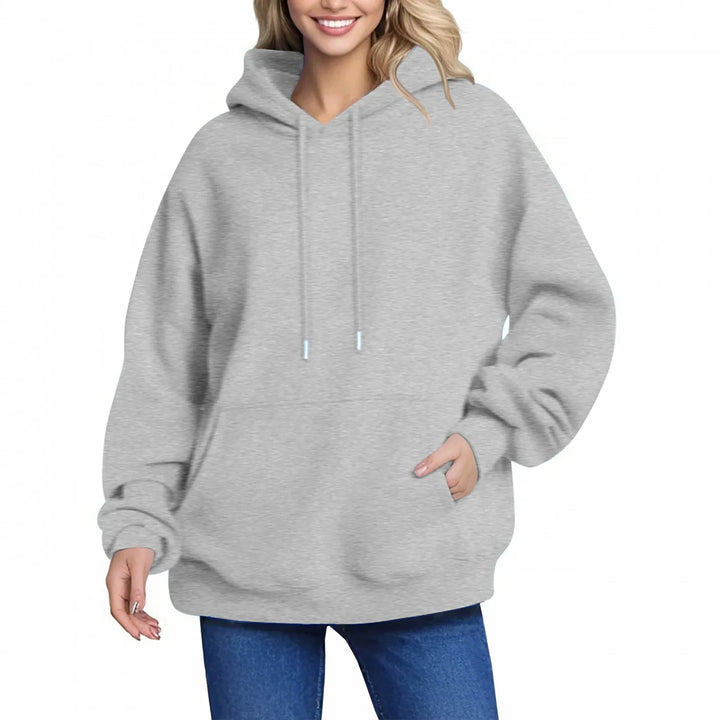 Plain Fleece Pullover Hoodie
