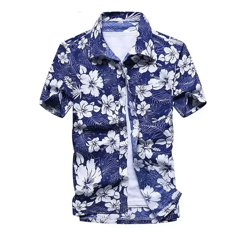 Men’s Hawaiian Shirt – Colorful Short Sleeve.