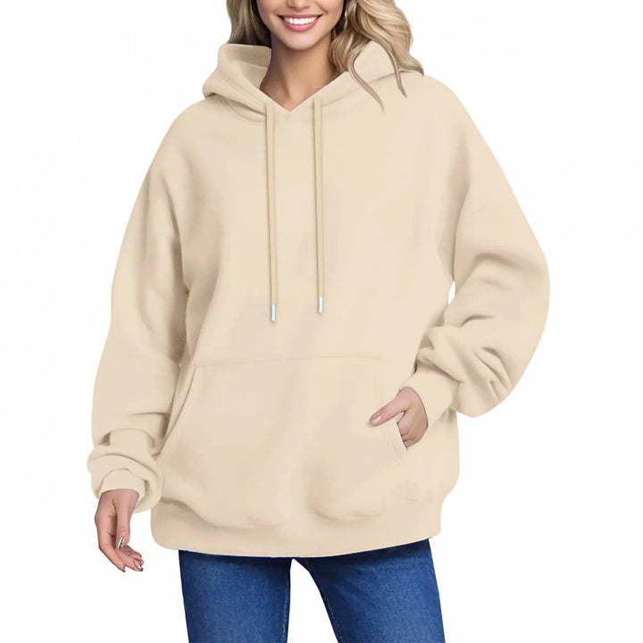 Plain Fleece Pullover Hoodie