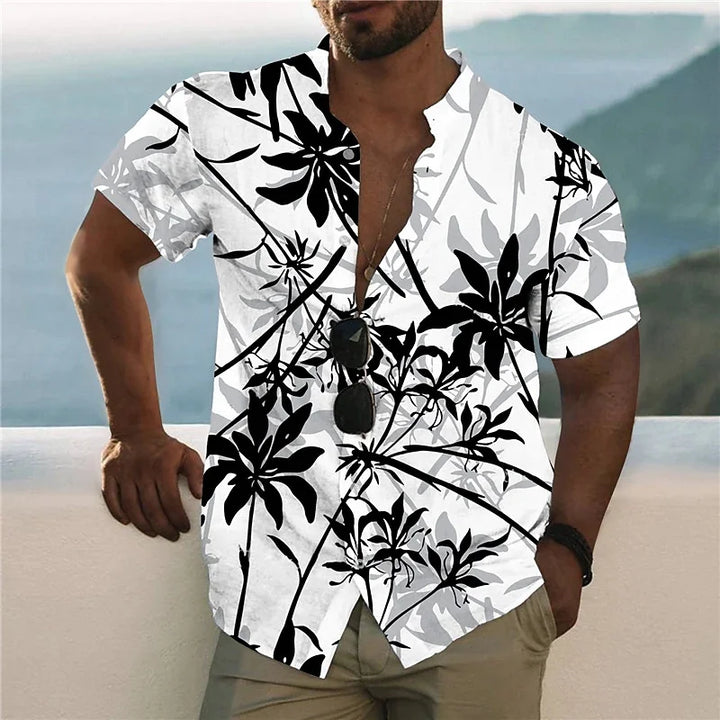 Men’s Hawaiian Shirt – Print Short Sleeve