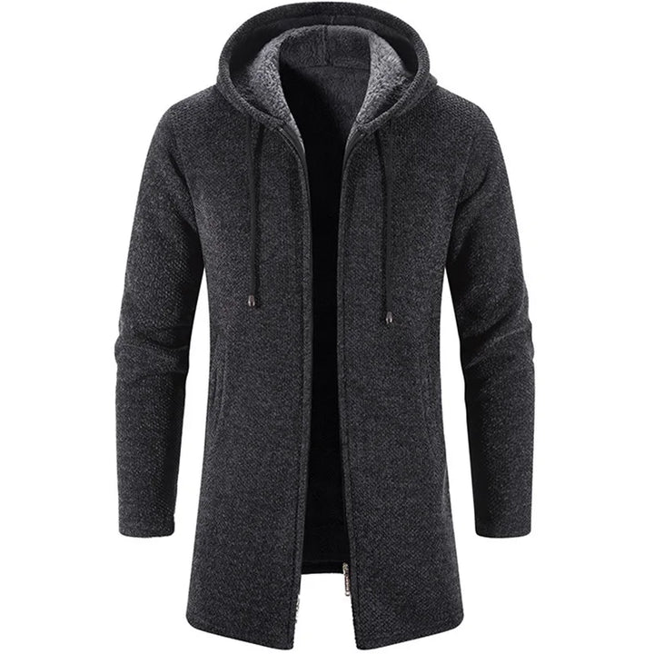 Men’s Long Knit Sweater Coat