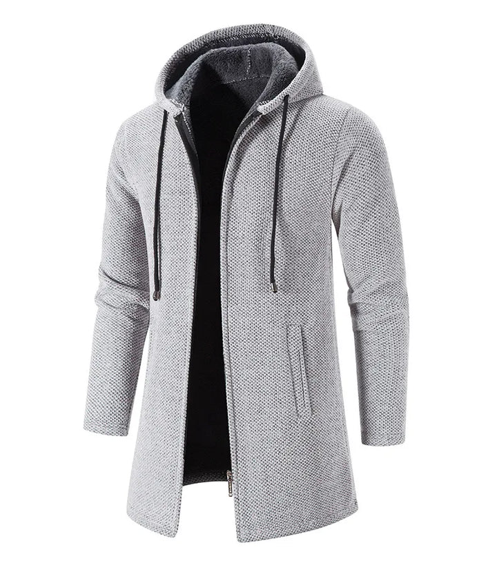 Men’s Long Knit Sweater Coat