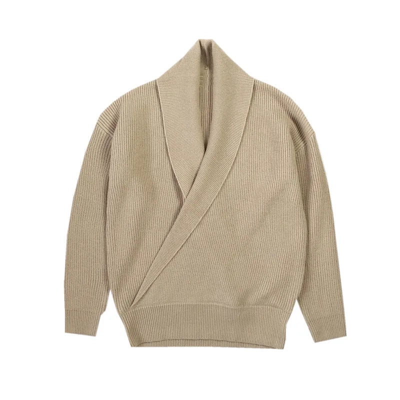 Men’s V-Neck Knit Sweater