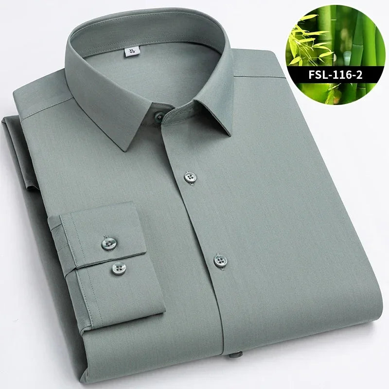 High Quality Bamboo Fiber shirts-long sleeve