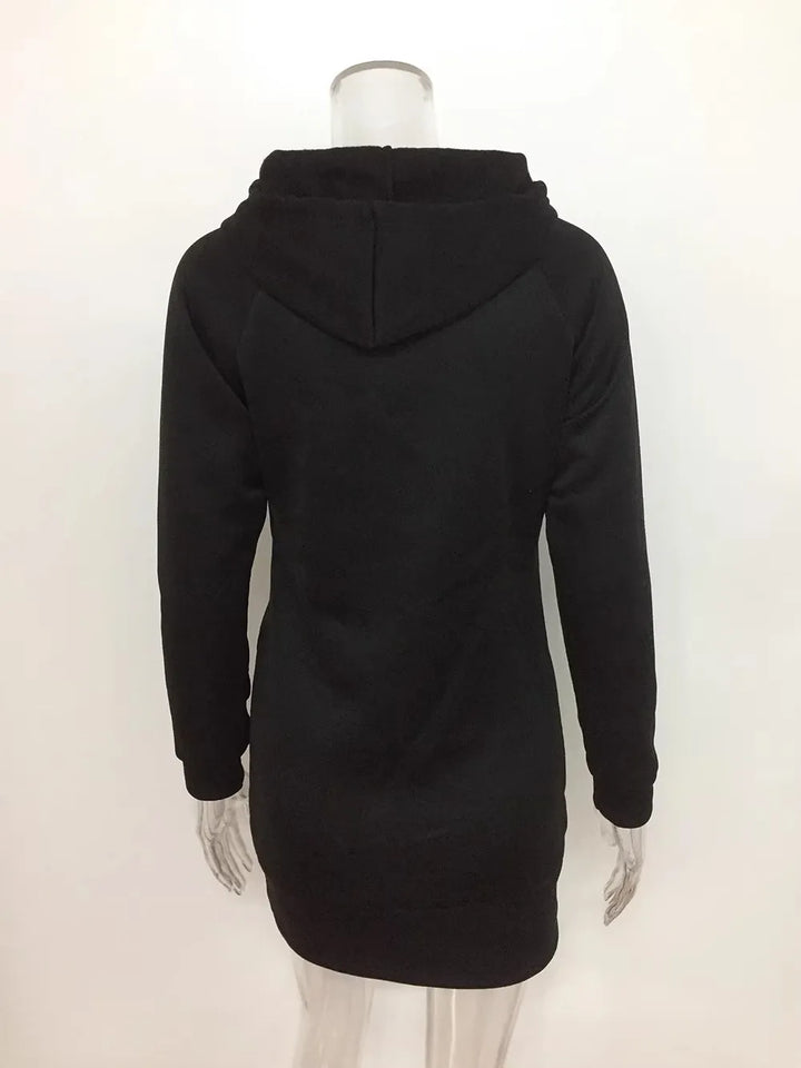 Women's Mid-Length Hoodie Dress