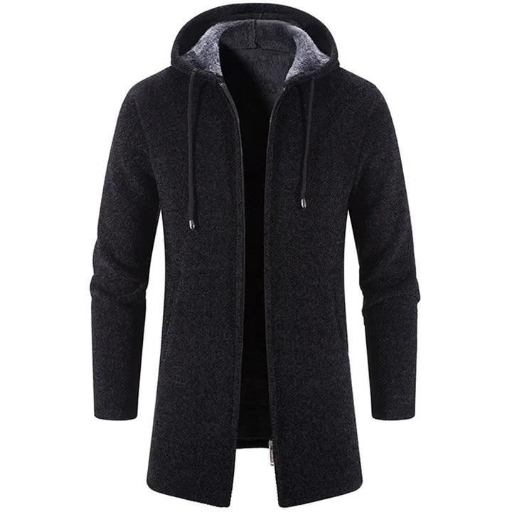 Men’s Long Knit Sweater Coat