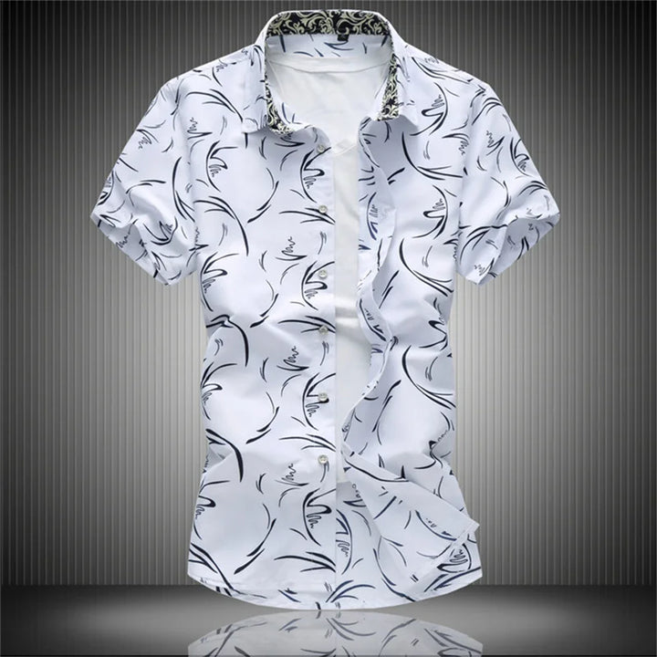 Men’s Hawaiian Shirt – Short Sleeve Beach Top