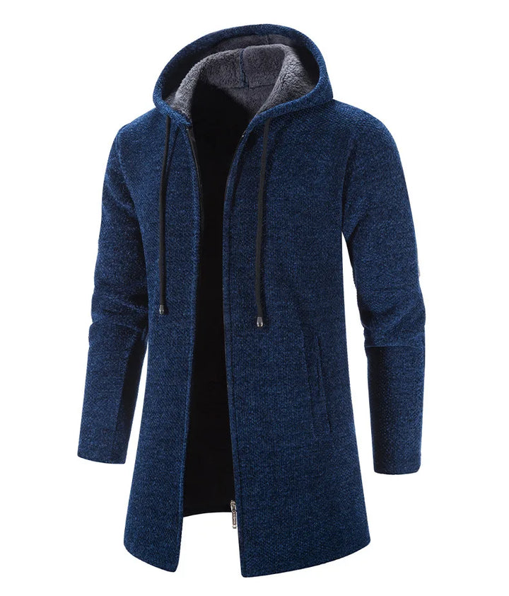 Men’s Long Knit Sweater Coat