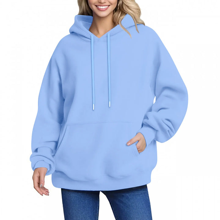 Plain Fleece Pullover Hoodie