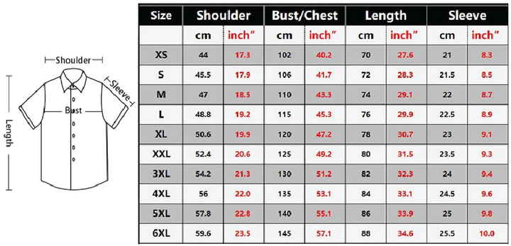 Men’s Hawaiian Shirt – Sunset Print Summer Top