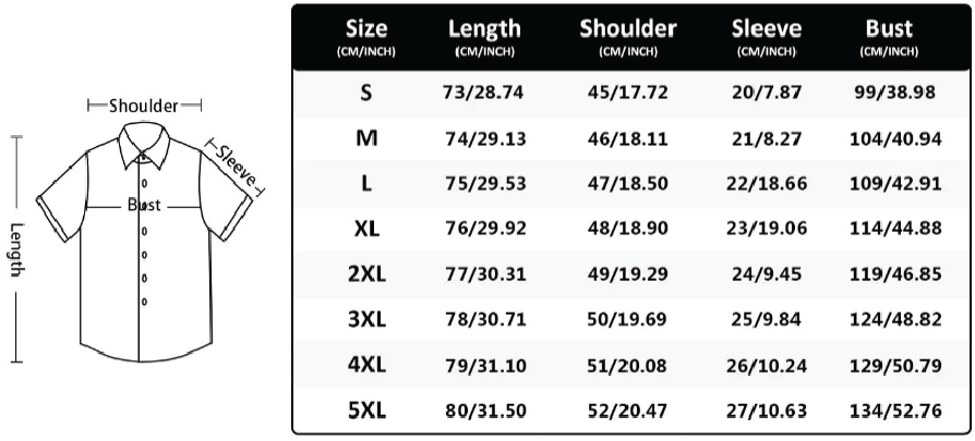 Men’s Hawaiian Shirt – Short Sleeve Beach Top