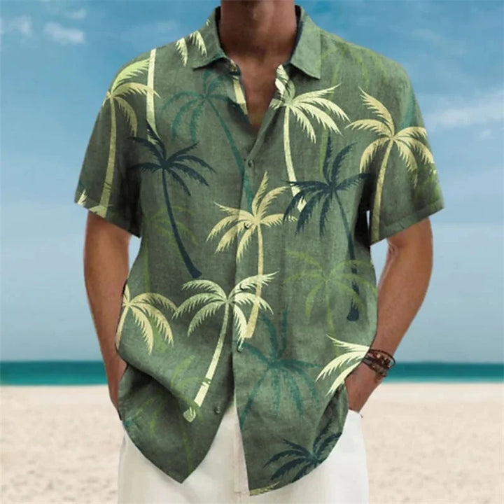 Men’s Hawaiian Shirt – Short Sleeve Beach Top