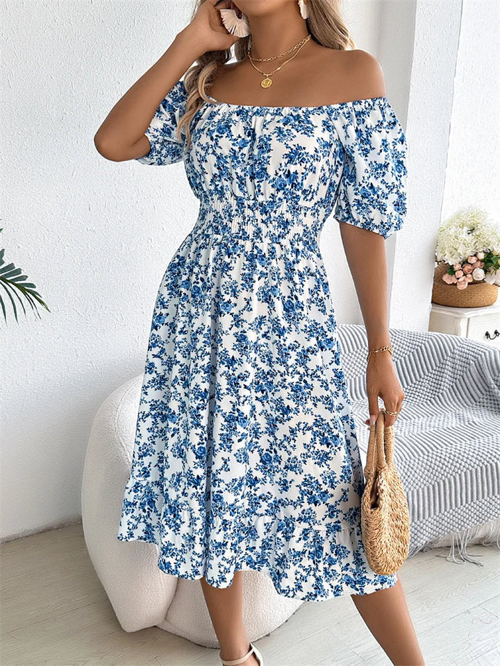 Effortless Summer Square Neck Dress