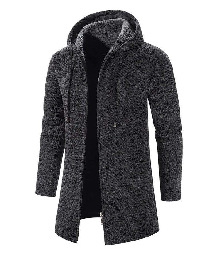 Men’s Long Knit Sweater Coat