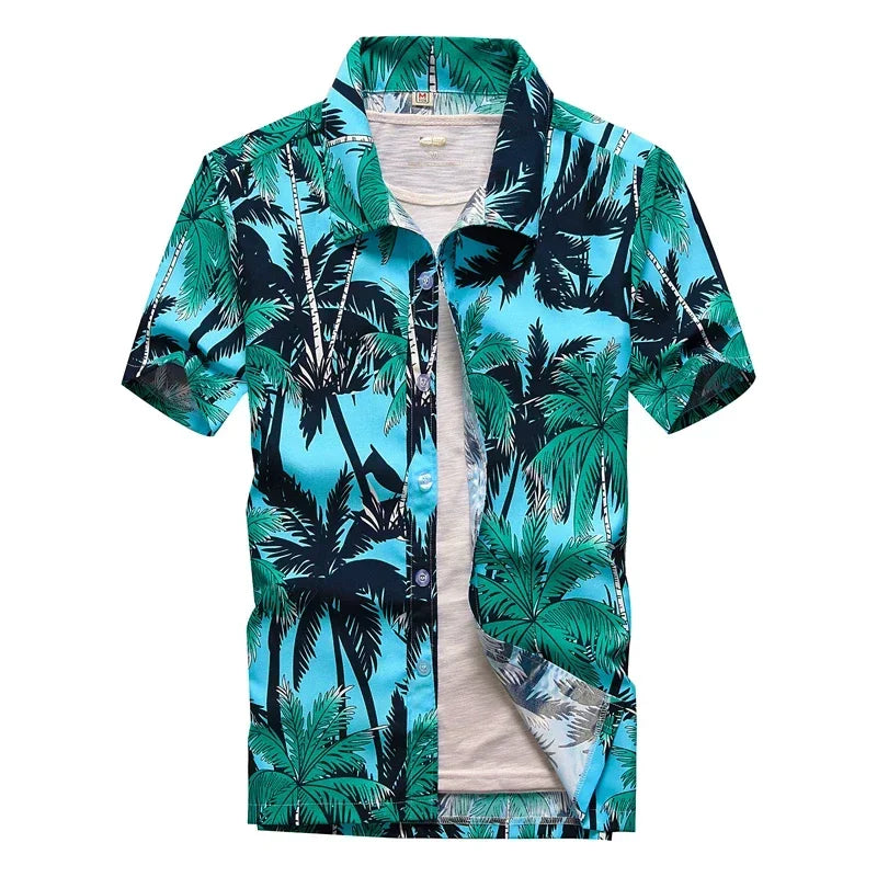 Men’s Hawaiian Shirt – Colorful Short Sleeve.