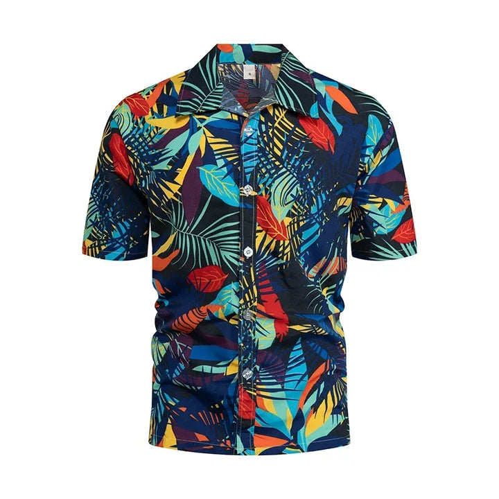 Men’s Hawaiian Shirt – Colorful Short Sleeve.