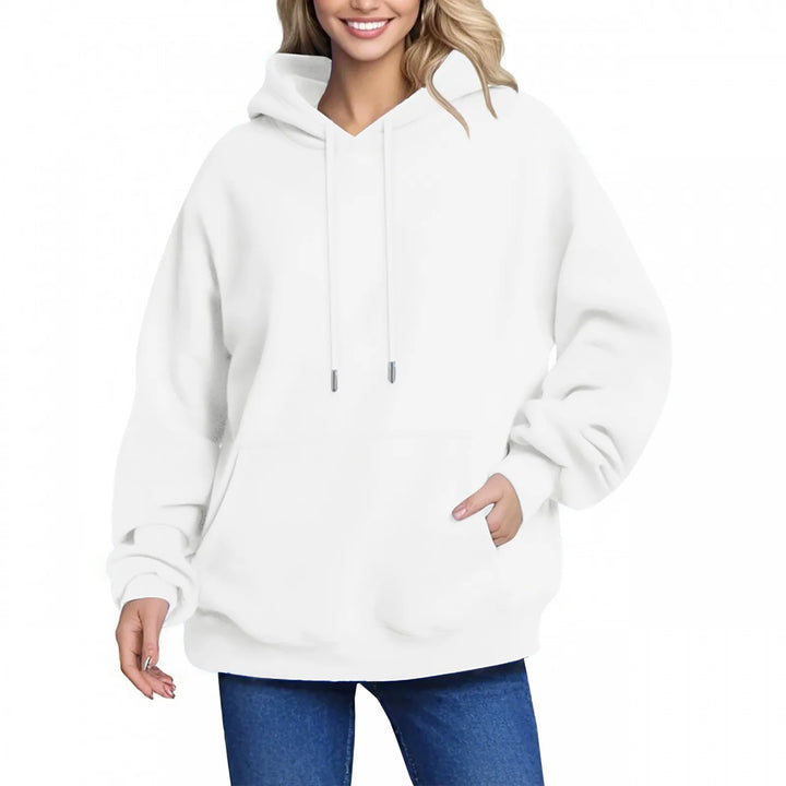 Plain Fleece Pullover Hoodie