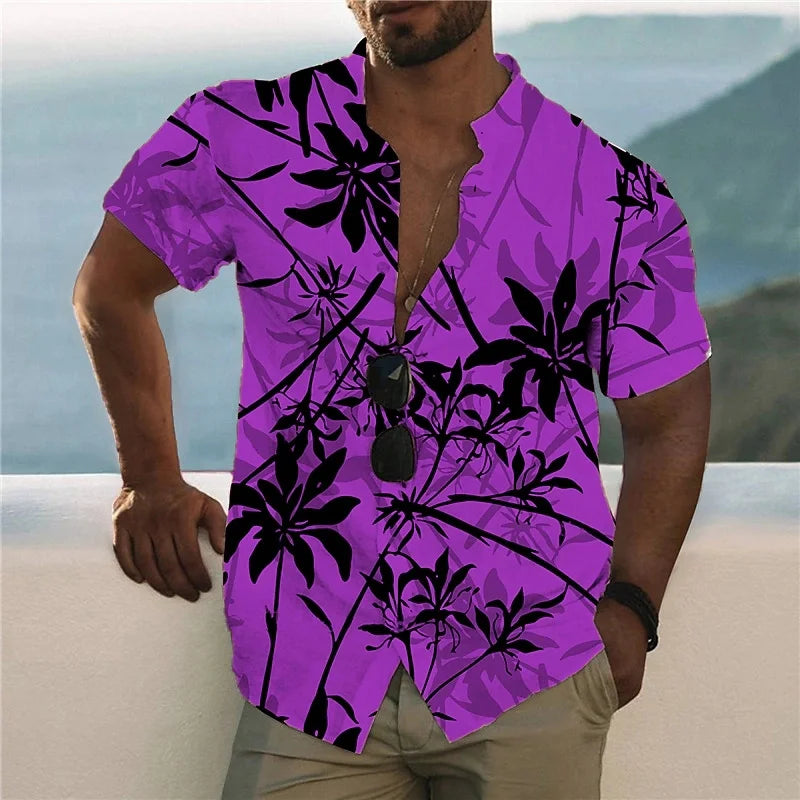 Men’s Tropical Print Hawaiian Shirt